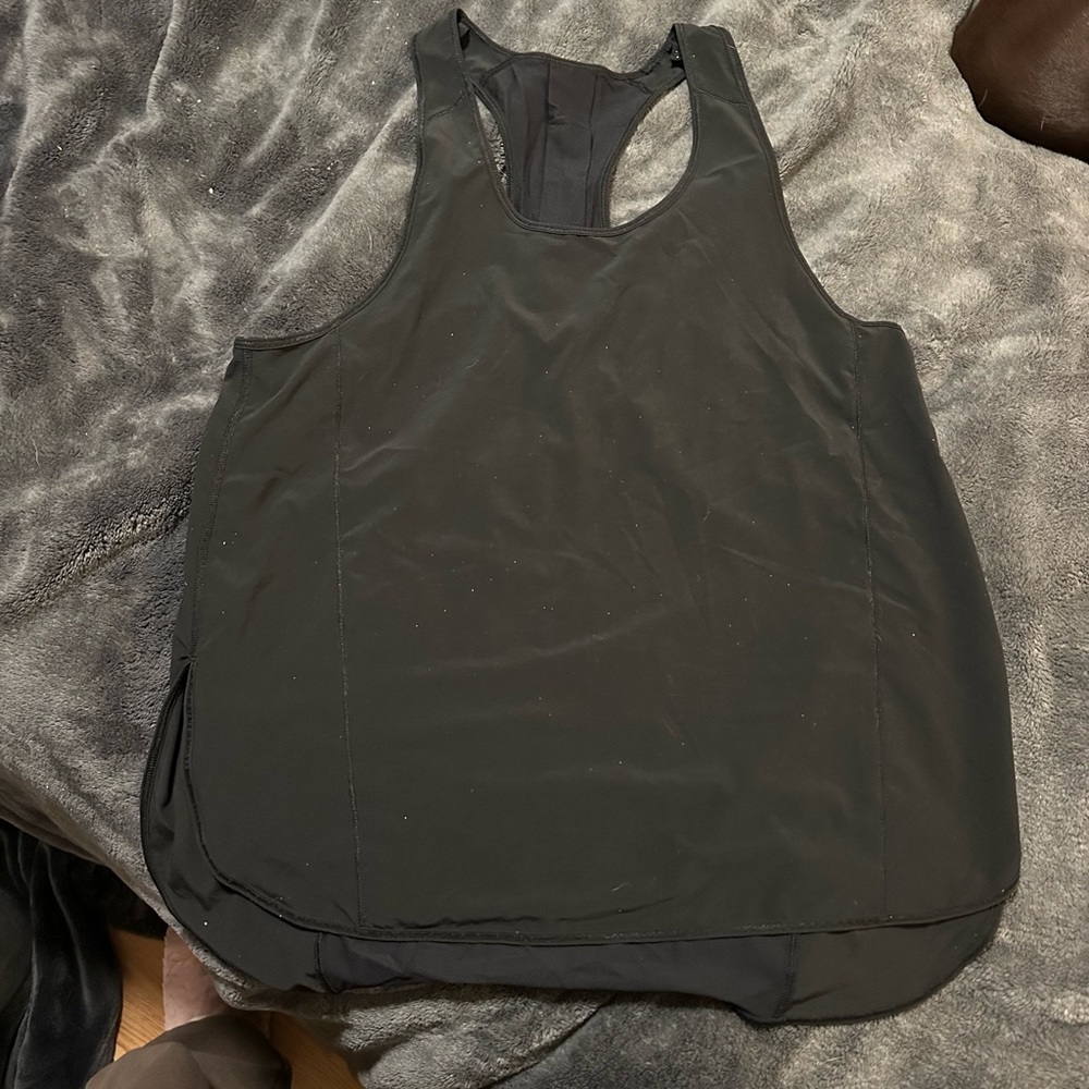 Black Sleeveless Tank Top